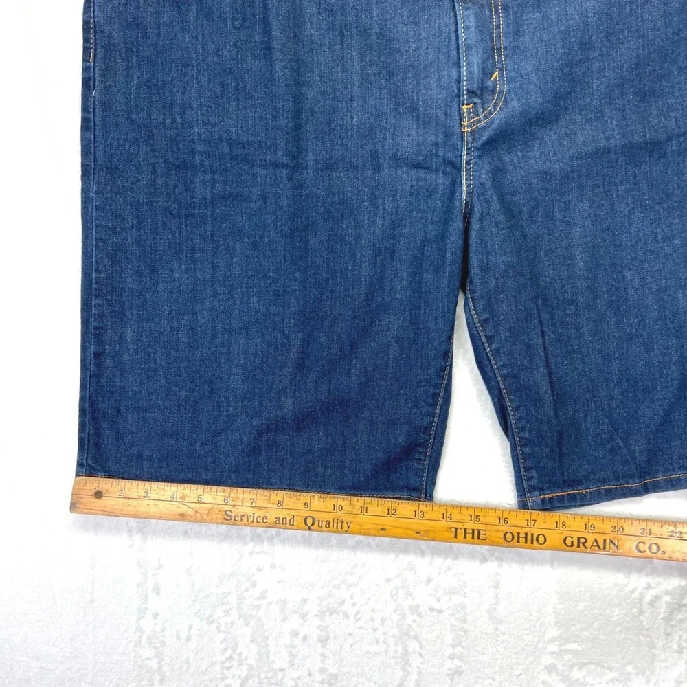 Levi's 569 Loose Straight Shorts Mens 48 Dark Wash Indigo Denim Baggy Jorts
